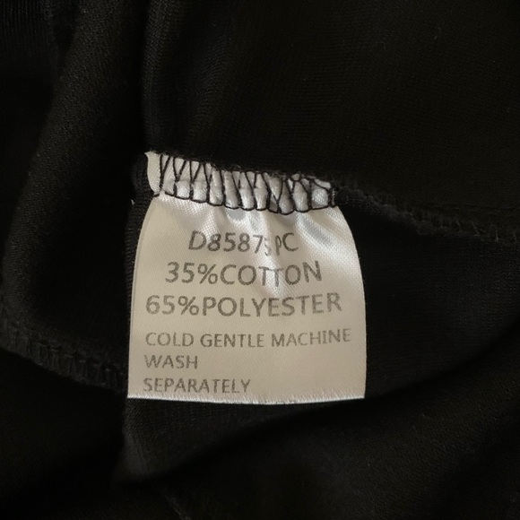 Caroline Morgan Black Mini Dress Size M - Picture 5 of 5